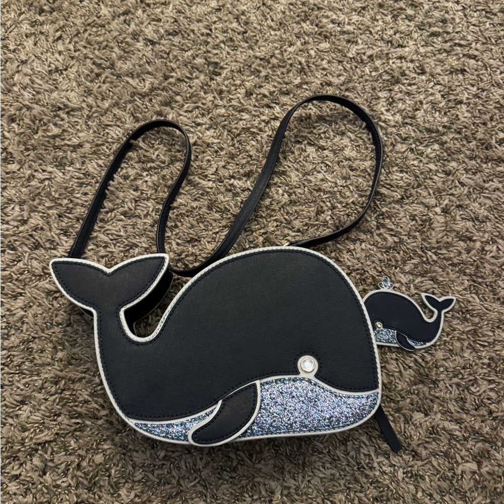Kate spade whale purse & keychain